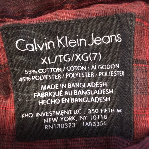 Calvin Klein button down dress shirt - Picture 2 of 3